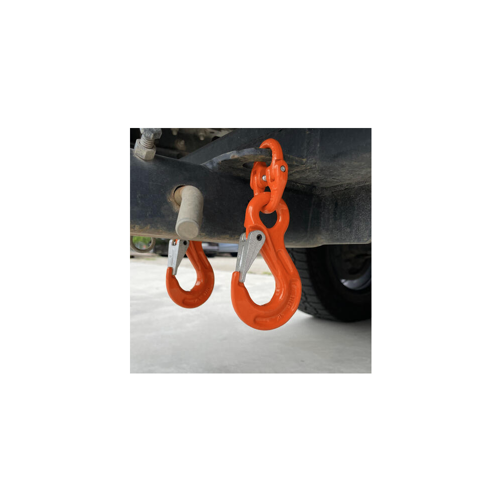 Vehicle Chain Safety Hook Set G80 in use Vehicle Chain Safety Hook Set G80 in use