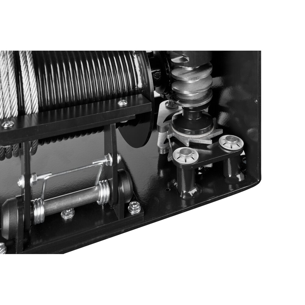 Worm gear and brake