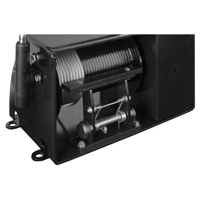 Cable pressure strip on drum