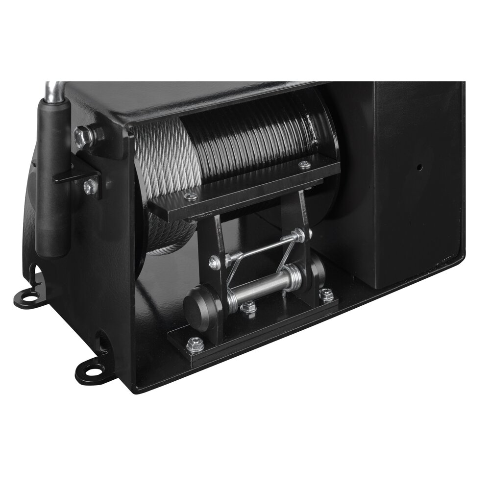Cable pressure strip on drum