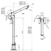 Portable Swivel Davit SD125-250-500