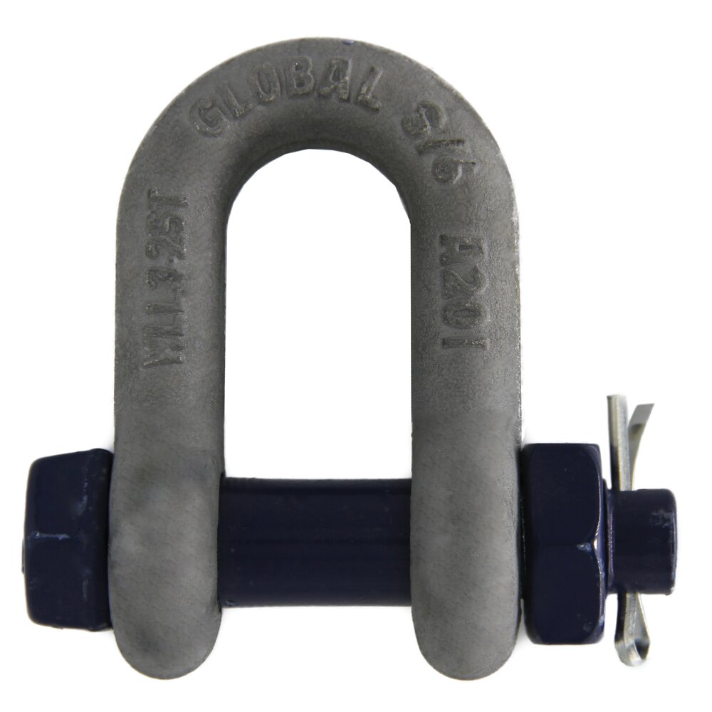 Dee Shackle with Safety Pin Dee Shackle with Safety Pin