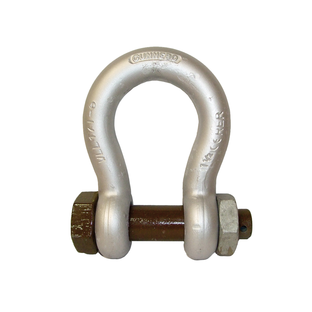 Bow Shackle No 855, Gunnebo - Safety Bolt Bow Shackle No 855, Gunnebo - Safety Bolt