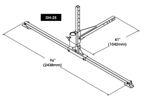 Vehicle Hitch Mount Sleeve Honeywell DuraHoist™ drawing Vehicle Hitch Mount Sleeve Honeywell DuraHoist™ drawing