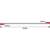 Wear Protection Extreema® width drawing