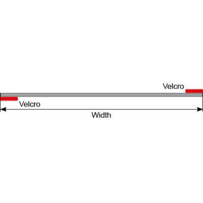 Wear Protection Extreema® width drawing