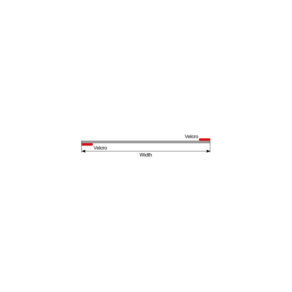 Wear Protection Extreema® width drawing