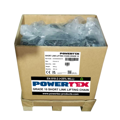 Short link lifting chain POWERTEX Grade 10 in box Short link lifting chain POWERTEX Grade 10 in box