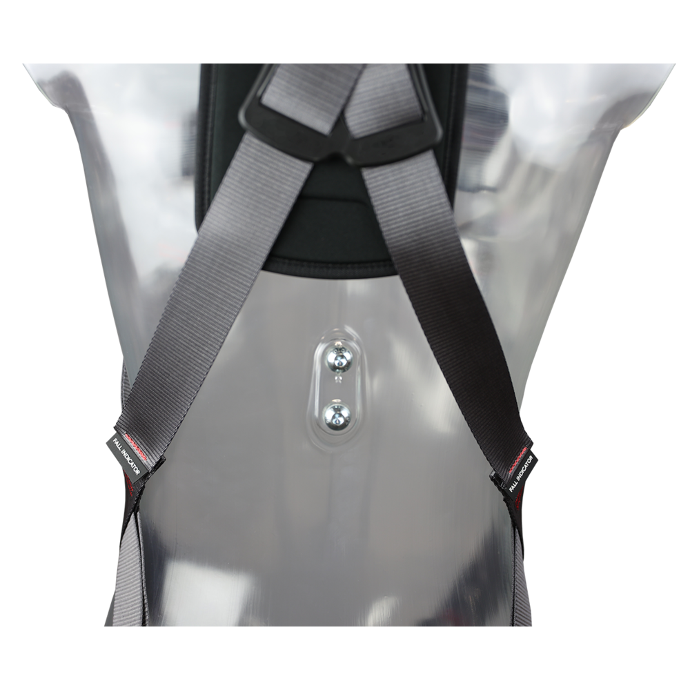 Straps on the rear of the harness Straps on the rear of the harness
