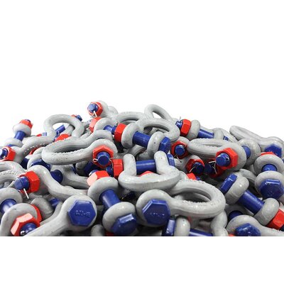 POWERTEX shackles in a stack POWERTEX shackles in a stack