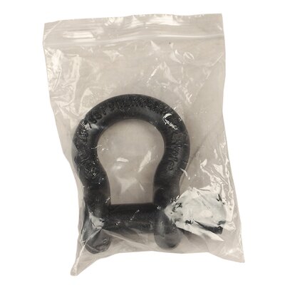 Black painted POWERTEX Shackle packed in plastic bag Black painted POWERTEX Shackle packed in plastic bag