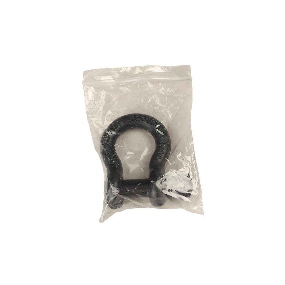 Black painted POWERTEX Shackle packed in plastic bag Black painted POWERTEX Shackle packed in plastic bag