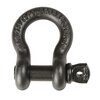 POWERTEX Bow shackle painted in matte black, for use in the entertainment industry Bow Shackle POWERTEX PBSP Blackline front