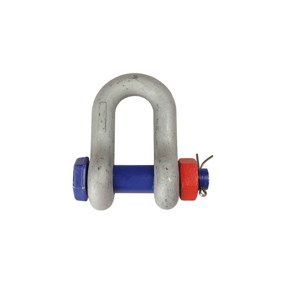 Dee Shackle POWERTEX PDSB, with nut and stainless steel cotter pin Dee Shackle POWERTEX PDSB, with nut and stainless steel cotter pin