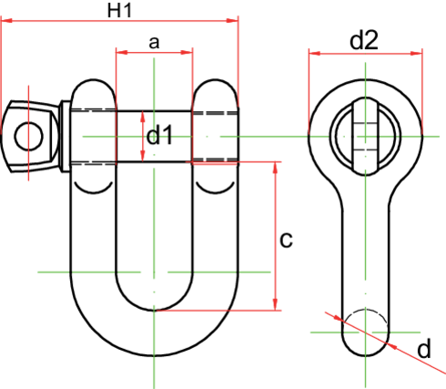 POWERTEX Shackle PDSP measurements. POWERTEX Shackle PDSP measurements.