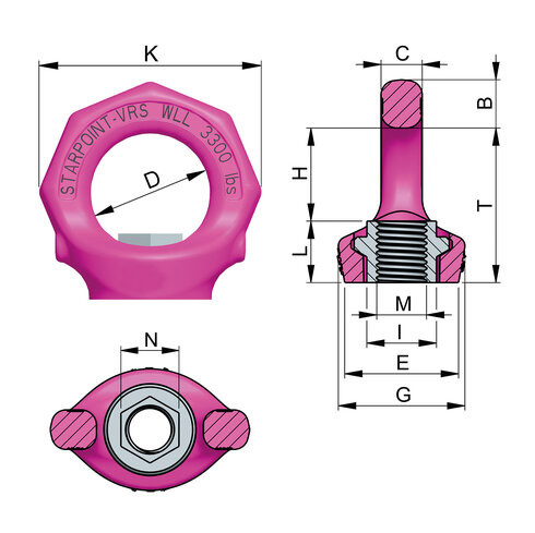 Lifting Eye Starpoint RUD VRM product specifications Lifting Eye Starpoint RUD VRM product specifications