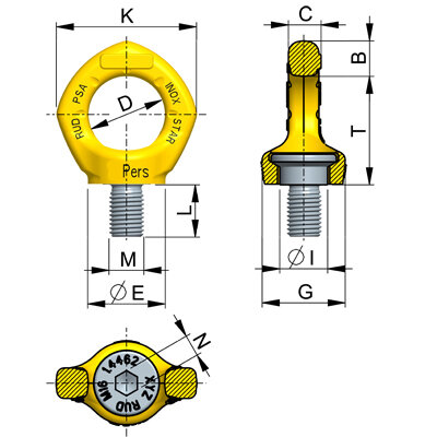 Anchoring Point RUD PSA INOX-STAR