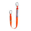 Single webbing lanyard with snap hooks Single webbing lanyard with snap hooks