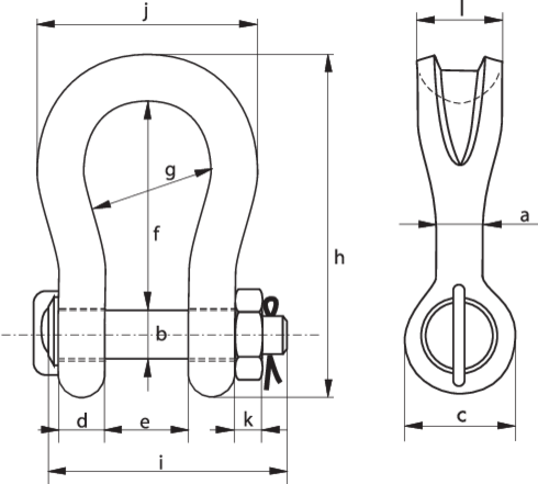 Sling Shackle P-6033 specifications Sling Shackle P-6033 specifications