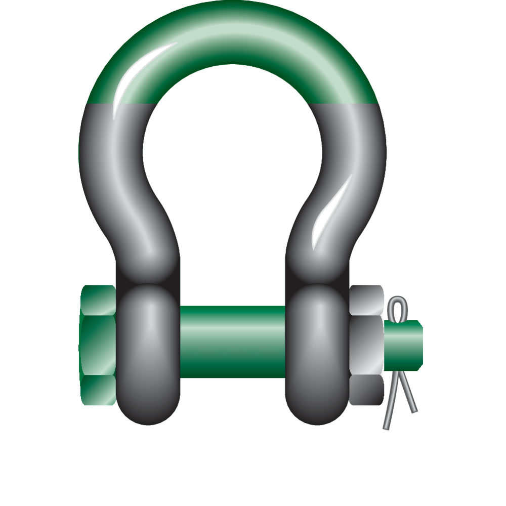 Super Shackle Green Pin® G-5263 Bow Shackle BN Green Pin Super® G-5263