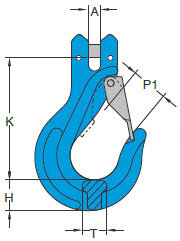 Yoke Clevis Sling Hook X-043/S Grade 10 specifications Yoke Clevis Sling Hook X-043/S Grade 10 specifications