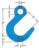 Yoke X-047 Eye Foundry Hook Grade 100 measurements Yoke X-047 Eye Foundry Hook Grade 100 measurements