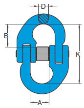 Yoke Connection Link X-015 G100 measurements Yoke Connection Link X-015 G100 measurements